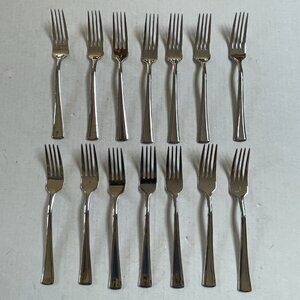 Oneida Moda Stainless Steel Forks 14 Pieces Replacement